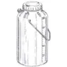 Polystyr.kontajner 2500ml