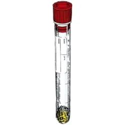 Skúmavky s urýchľovačom zrážania a granulami  5 ml so štítkom