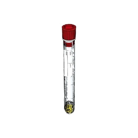Skúmavky s urýchľovačom zrážania a granulami  5 ml so štítkom