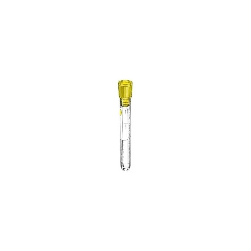 Skúmavka s 0,5 ml citrátu pre 5,0 ml krvi