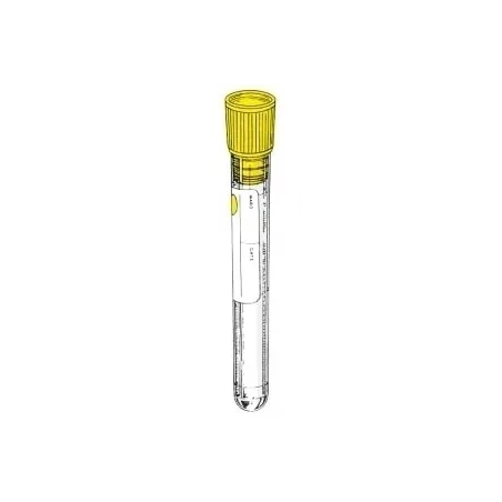 Skúmavka s 0,5 ml citrátu pre 5,0 ml krvi