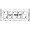 FAST-READ 10 - obsahuje 100 ks plastových doštičiek, každá pre 10 stanovení, súprava umožňuje 1000 stanovení